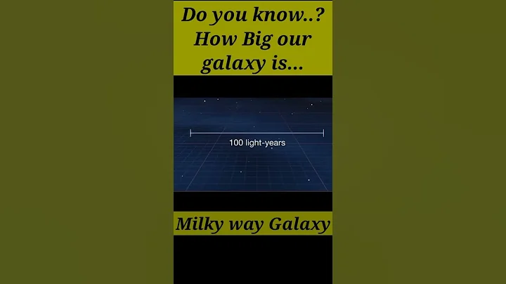 Hmari milky way galaxy kitni badi hai..??/ Size of milky way galaxy #shorts #ytshorts #tranding