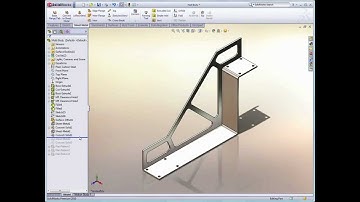 SolidWorks Multibody sheetmetal design