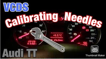 Audi TT - Recalibrating￼ needles [How To] dash clocks (p2/3)