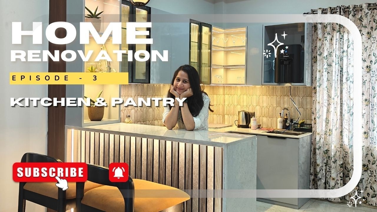 Kitchen tour | Kitchen design | Pantry Unit | Home Renovation #viral #interior #kitchen