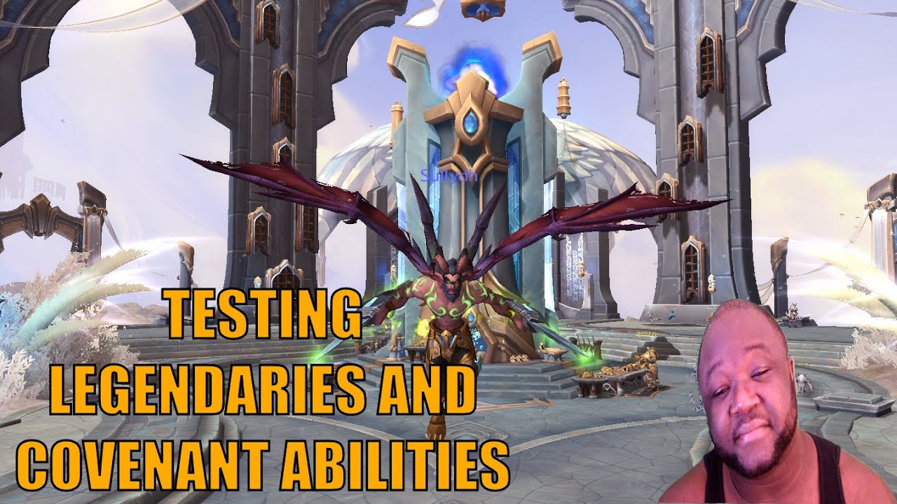 SHADOWLANDS 9.0 Demon Hunter Testing Legendaries YouTube