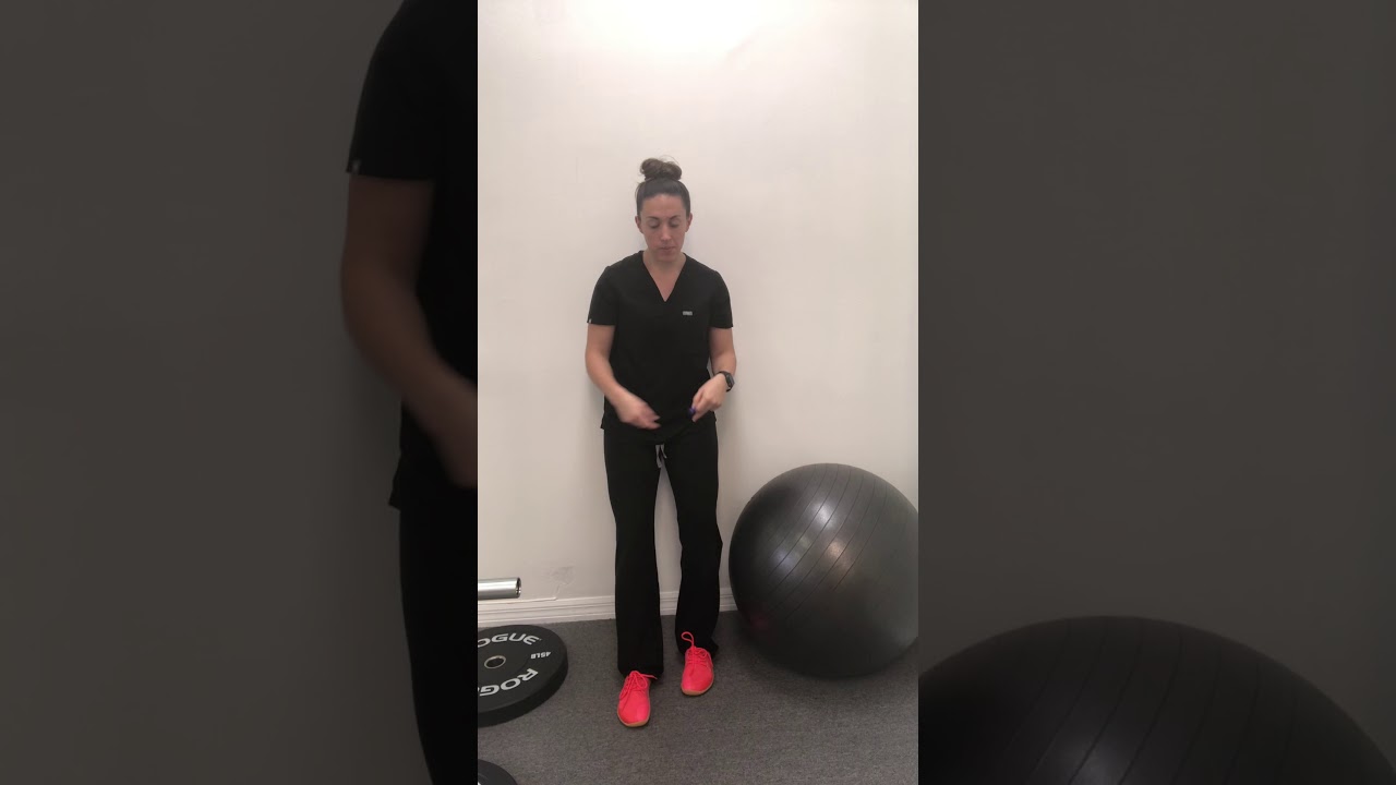 Pri Baloon PRI Wall Supported Squat with Balloon - YouTube