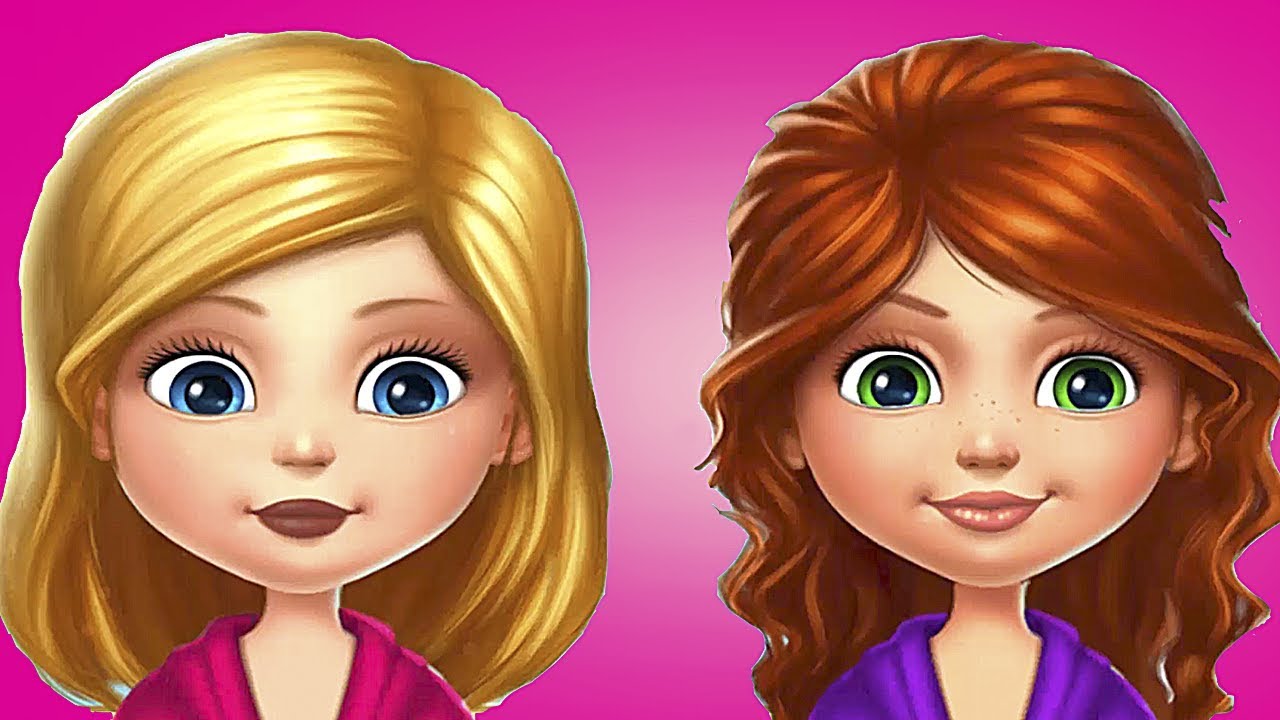 Fun Baby Care Kids Game - Spa Birthday Party - Nails, Hair, Dress Up and Cake - Game For Girls