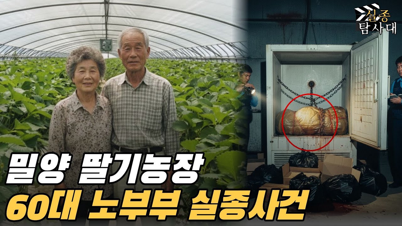 2006년 밀양 딸기농장 노부부 실종사건, 3개월 뒤 근처 창고에서 발견된 '자물쇠 채워진 냉장고'와 '5억 돈가방'의 소름돋는 전말