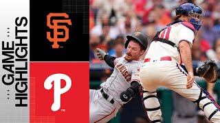 Giants vs. Phillies Game Highlights (8/23/23) | MLB Highlights