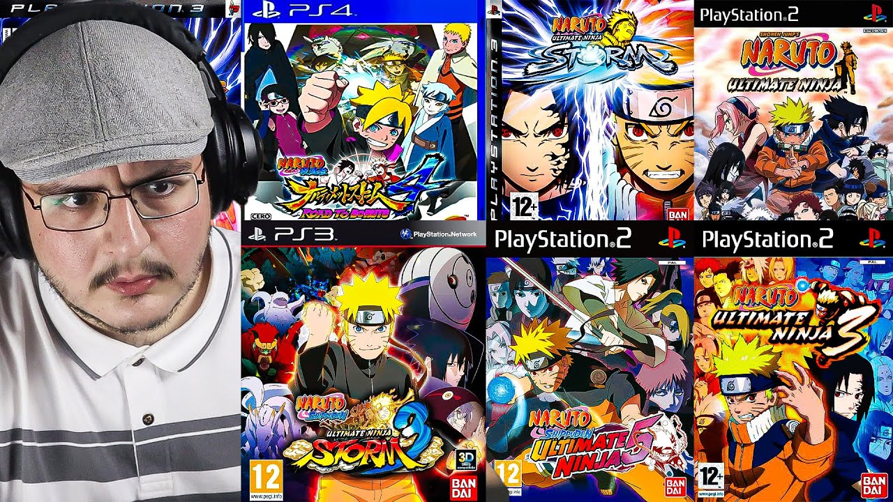 جربت كل العاب ناروتو الاسطورية 🤩 | ماتوقعت فخامة الالعاب القديمة