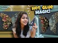 🔥"Hot Glue Gun Butterfly Art | Best Out of Waste DIY Wall decor!"