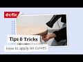 Tips  tricks for dcfix selfadhesive films  how to apply around curved edges