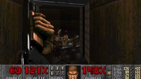 DOOM + DOOM II ( STEAM - Unity ) E1M9 MILITARY BASE - Ultra Violent ( Mostly Vanilla )