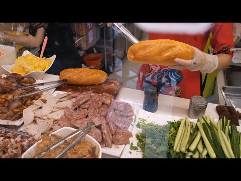 Spicy Vietnam French Bread(BBQ Pork with Ham, Tuna Salad, Beef, Cheese with Ham) - 台中美食 越南法國麵包