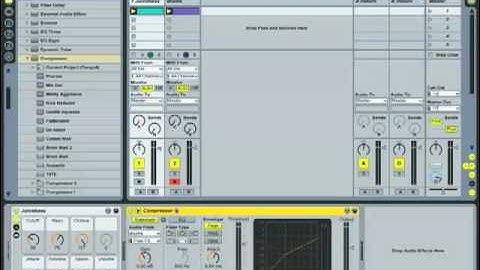 Sidechain compression in Ableton Live 8 tutorial