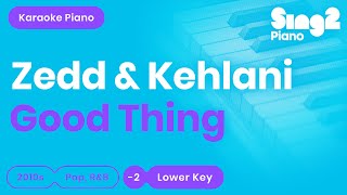 Zedd, Kehlani - Good Thing (Lower Key) Piano Karaoke screenshot 4