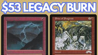 4x PRICE OF PROGRESS! Legacy Mono Red Burn with NO RESERVE LIST cards. MTG League