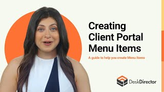 Creating Client Portal Menu Items