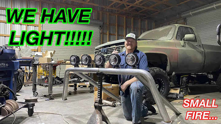 We Fabricate a Custom Roll Bar/Light Bar For Our ULTIMATE Trail Rig!!!