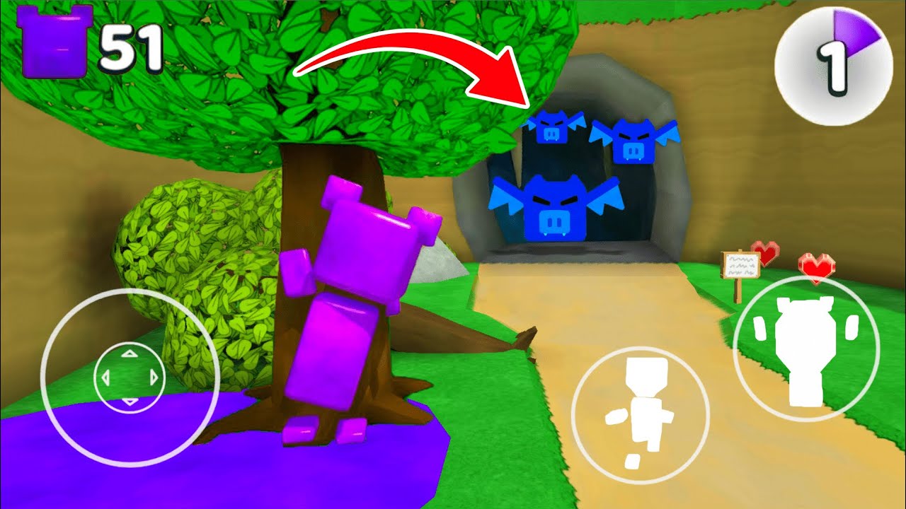 Blue Bat | Super Bear Adventure Gameplay Walkthrough