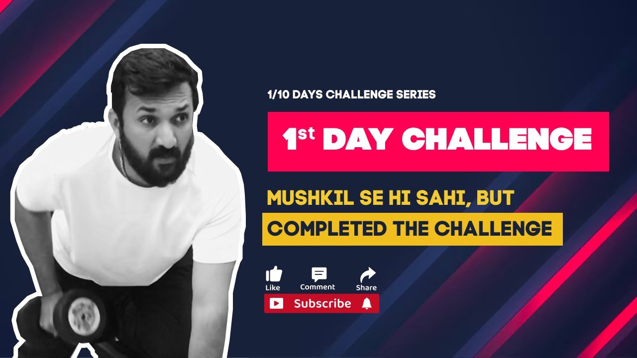 Day 1 Challenge Completed #challenge #trendingvideo - YouTube