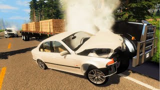 Аварии От Первого Лица в Бименджи Драйв | Realistic Car Crashes BeamNG #2