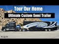 Extreme spacecraft 46ft custom semi trailer tour  inside is unbelievable rv lifestylet rv