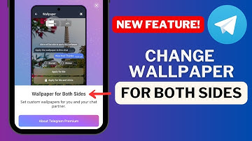 How to Set Wallpaper for Both Sides in Telegram Chat | NEW FEATURE