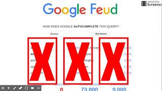 POWDERED WHAT!? Google Feud 