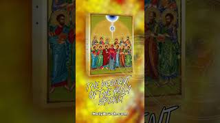 The Descent of the Holy Spirit, Holy Pentecost Icon, Epiphany Icon #HolyBrush #Byzant...