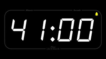 41 MINUTE - TIMER & ALARM - Full HD - COUNTDOWN