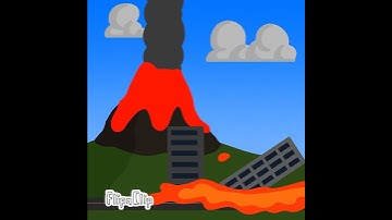 Volcano Eruption 2.0 #animation#volcano
