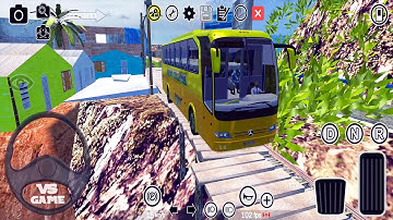 Coach Bus Driving on Narrow Roads | Proton Bus Simulator Urbano Android Gameplay
