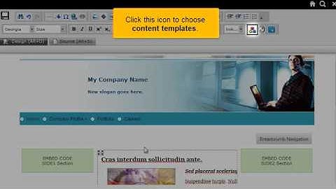 Using layout templates in RVSiteBuilder 5