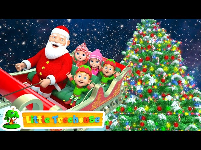 Jingle Bells | Christmas Songs | Nursery Rhymes Videos and Cartoons by Little Treehouse class=