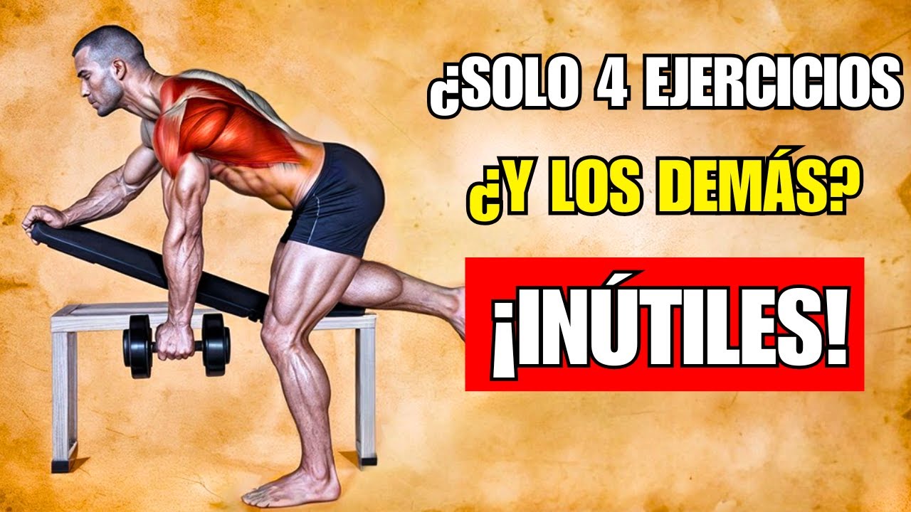 Los 4 Ejercicios de Espalda que Sustituyen a Todos los Demás (Resultados Garantizados)