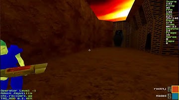 Donde and Jayzilla Battling with Railguns and Laser Hooks on Shakus Warzone Q2CTF map swarzn