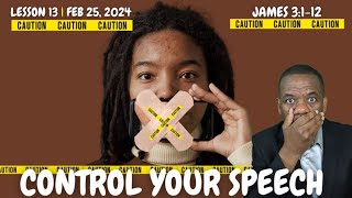 Control Your Speech - James 3:1-12