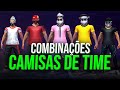 MELHORES COMBINAÇÕES DE ROUPAS NO FREE COM CAMISAS DE TIME - COMBINAÇÕES MASCULINAS