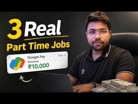 3 Part time Jobs | Good Salary, Work From home | Earn Online As a Student