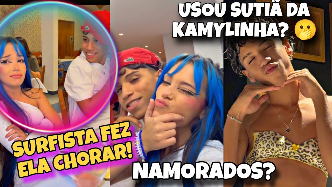 KAMYLINHA pirraça SURFISTA E ELE FAZ ELA CHORAR POR MORANGO+ ASSUMIRAM? 👀🫢