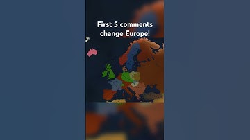 First 5 comments change Europe! #comment #map #europe #coutry #geography #mapper #shortsviral #yt