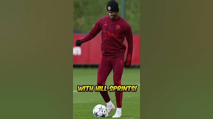 Hill Sprint Workout For Speed Like Rashford!