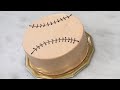 野球ボール・チョコレートケーキの作り方　誕生日ケーキ　バースデーケーキ｜ビルソンローラーズ