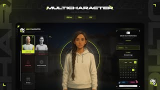 FiveM Multicharacter | Character Voice, Animation, Levels & Tebex Slot Sales
