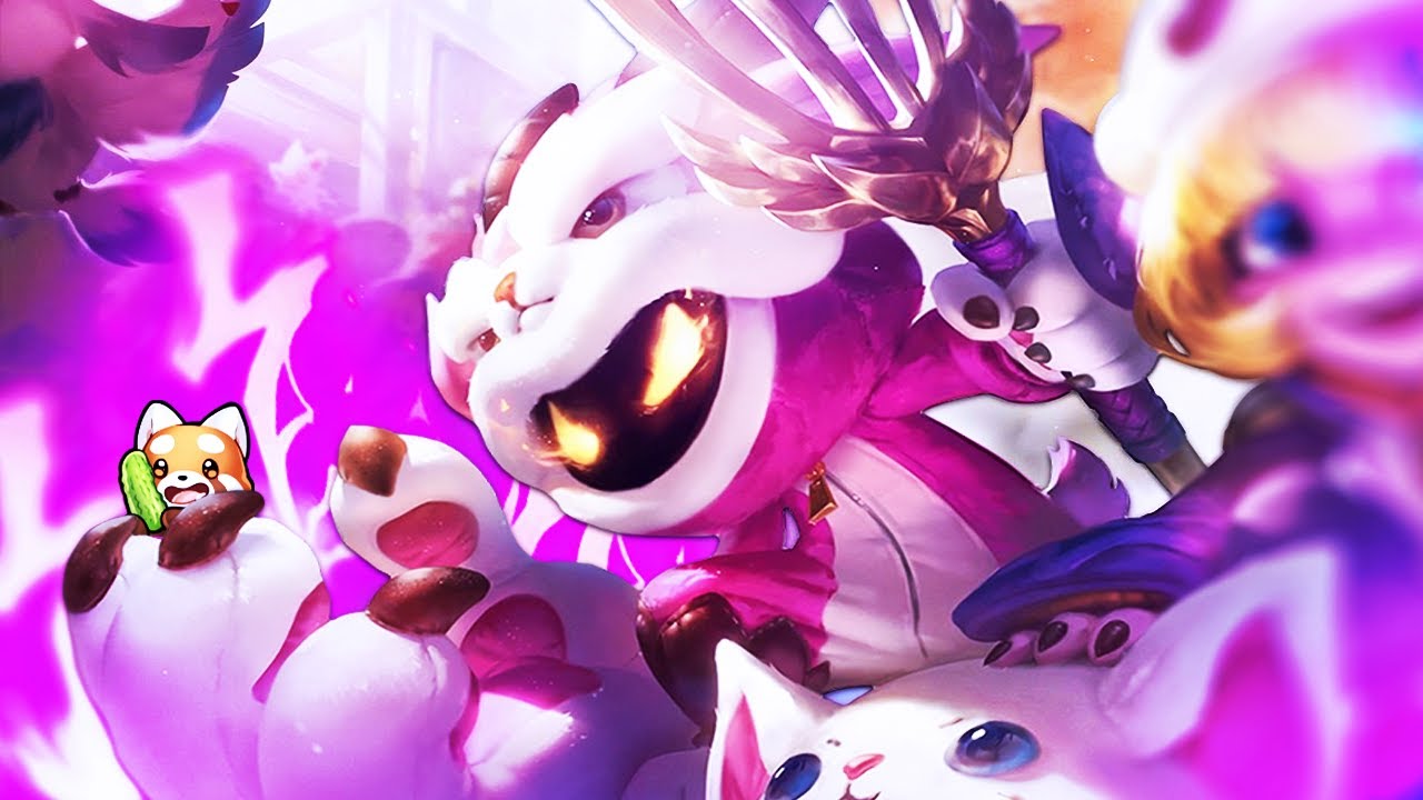 when I play Veigar I like to one shot the enemy team in their base
