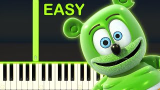 THE GUMMY BEAR SONG - EASY Piano Tutorial