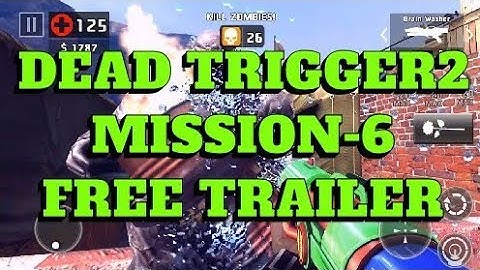 DEAD TRIGGER2 MOD APK MONU MINUTES|| Zombie MISSION 6 Complete shooting games