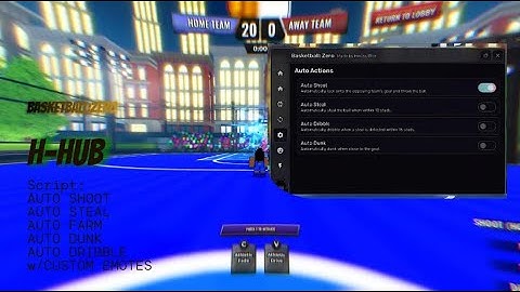 Basketball: Zero Best Script Gui Auto Farm, Auto Dribble OP, Infinite Spins & Free Ace - Roblox 2025