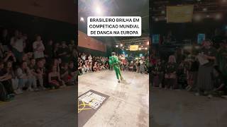 Brasileiro brilha em competição Mundial de Dança na Europa 🌎 #eurodance #flashback #shorts