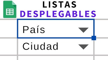 Cómo usar listas desplegables de opciones en celdas para validación de datos en Google Sheets