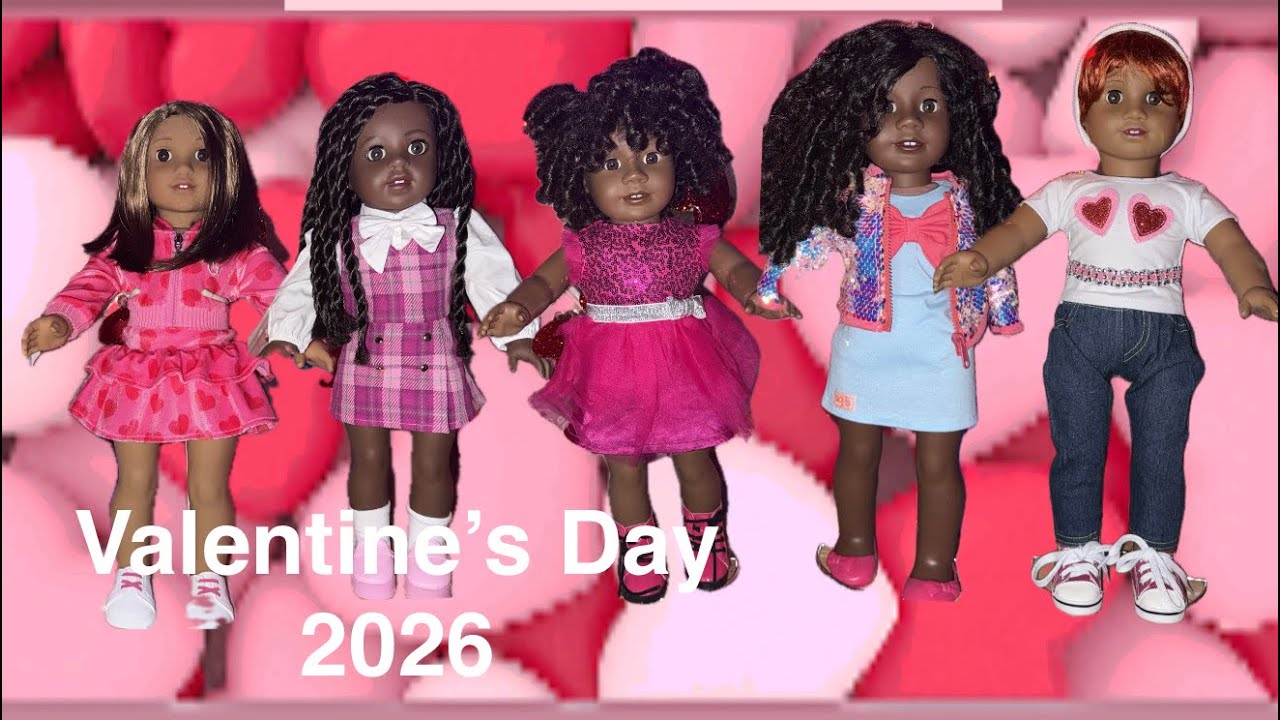 Valentine’s Day with my Dollies!!!💕 ❤️💗
