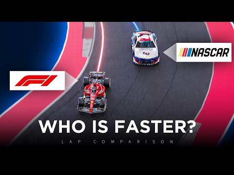 Is Nascar faster than an F1? | 3D Comparison