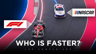 Is Nascar faster than an F1? | 3D Comparison